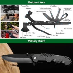 Kit de sobrevivência e kit de primeiros socorros, equipamento profissional de sobrevivência com bolsa molle para homens, pai, marido, que gosta de acampamento ao ar livre - Image 5