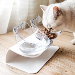 Tigela de alimentação antiderrapante com suporte, alimentador de água e alimentos, suprimentos para gatos e cães - Image 1