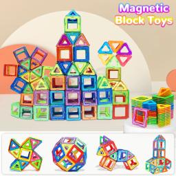 Blocos de construção magnéticos diy ímãs brinquedos tamanho médio haste brinquedos de construção aprendizagem brinquedos magnéticos educativos - Image 2
