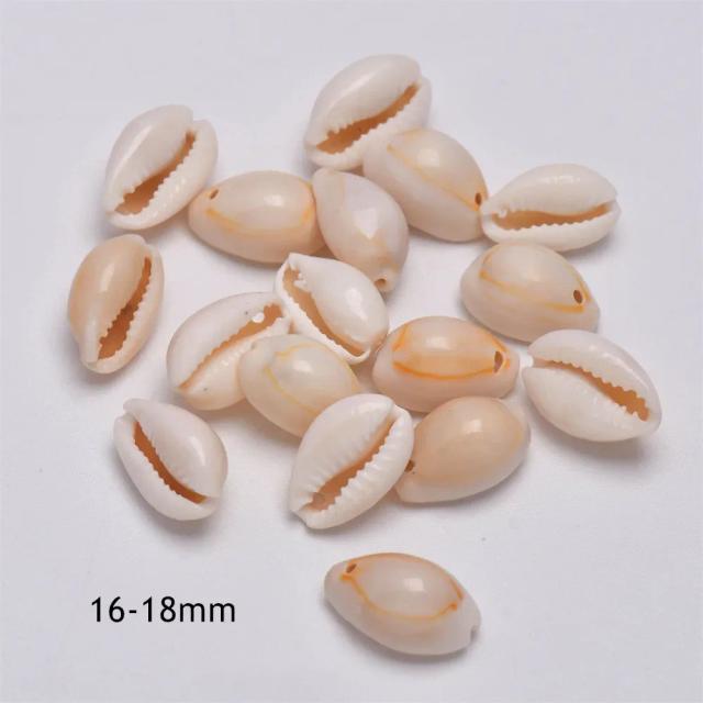 Conchas Naturais em Forma de Conchas para DIY: Acessórios para Colares e Pulseiras - Pacote com 50 Peças