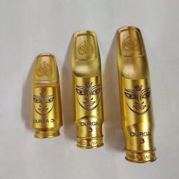 Profissional saxofone Metal bocal, Sax boca pedaços de alta qualidade, tenor, soprano, Alto, chapeamento de ouro, acessórios, Durga 3 - Image 3