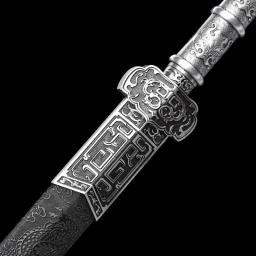 Chinês Kongfu Ruyi Jian Espada, 1060 Lâmina de Aço Carbono, Real Full Tang, Afiado, Pronto Batalha, Metal Handle, Taichi Espada, Arma Katana - Image 2