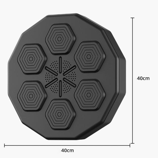 Punching Pad para Treinamento de Artes Marciais e Kickboxing com Suporte para Parede e Música Eletrônica