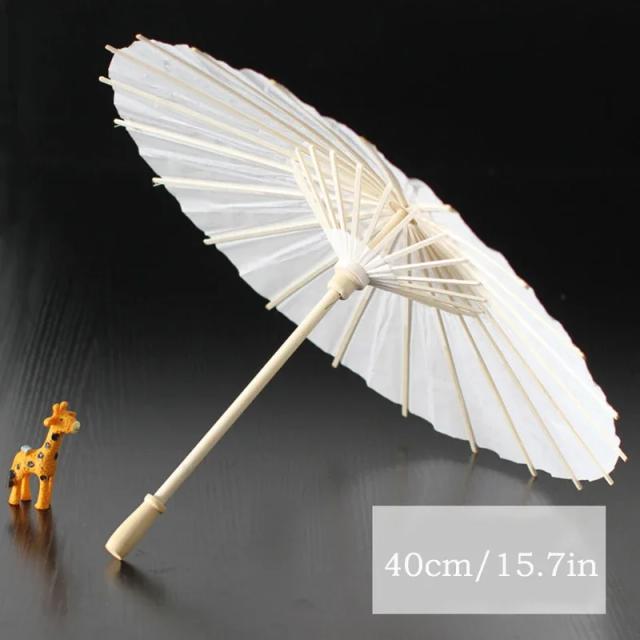 Guarda-Chuva de Papel Estilo Chinês para Mulheres e Meninas - Acessório Decorativo para Casamentos, Festas e Sessões de Fotos