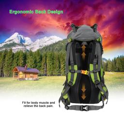 Lixada impermeável Desporto Mochila, Outdoor Escalada Mochila, Montanhismo Caminhadas Mochilas, Molle Camping Bag, 6 cores, 50L - Image 4