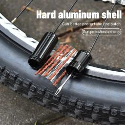 Tubeless pneu Repair Kit para bicicleta, tiras e ferramenta de inserção, Slug Plug, Stopper, borracha, apto para fixação de punção, Flat Road, bicicleta MTB - Image 1