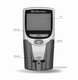 Biohermes novo typehandle hba1c instrumento econômico de gotejamento de sangue médico gliculado hemoglobin detector papel de teste - Image 2