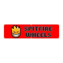 60x240cm Spit Fires SkateBoards Bandeira BANNER Tapeçaria Poliéster Bandeira impressa garagem ou exterior para decoração - Image 3
