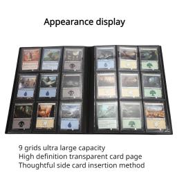Binder Trading Card com mangas, Organizador de cartões para Yugioh, beisebol, futebol, esportes, 9 bolsos, PP, 540 bolsos - Image 2