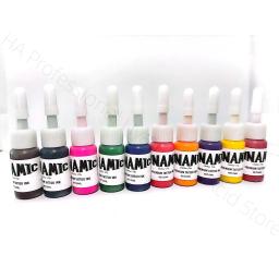 Pigmento de Tinta com Caixa, Kits de Tatuagem Body Art, Tintas Profissionais de Beleza, Maquilhagem, 5ml, 10 Cores, 1Pc - Image 6