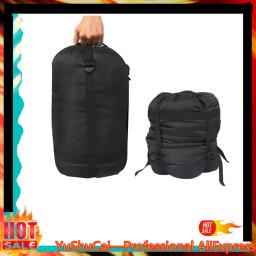 À prova dwaterproof água compressão material saco saco de acampamento saco de dormir pacote de armazenamento náilon preto super leve 1pc pacote de armazenamento - Image 1