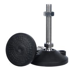 Aço inoxidável Nylon Universal Foot Cup, Suporte ajustável, Ajuste do parafuso de âncora, M8, M10, M12, 60, 80mm, Shoe Base - Image 4