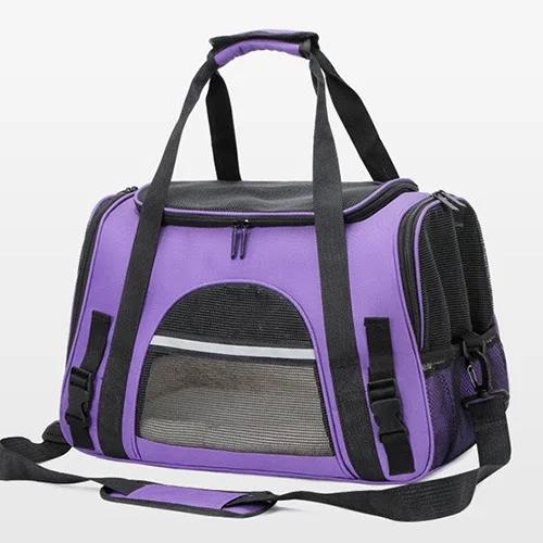 Gato portador de carro sacos cão respirável mochila pet dobrável saída viagem tote saco gato suprimentos filhote cachorro caixa transporte acessórios - Image 4