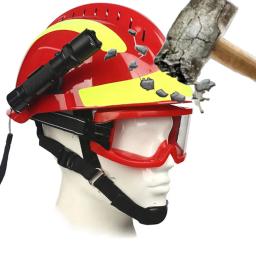 Capacete De Resgate De Emergência ABS Com Farol E Óculos De Proteção, Bombeiro, Capacete De Resgate De Fogo, Capacete De Resgate, Segurança, F2 - Image 5