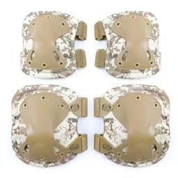 Joelheiras táticas para caça, protetor de cotovelo, CS Airsoft, joelheira esporte ao ar livre, engrenagem de segurança, suporte de proteção, 4 pcs - Image 2