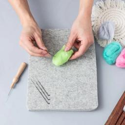 Agulha feltragem ferramentas conjunto para artesanato DIY, suprimentos kit, 4 tamanhos, 128 pcs - Image 5