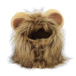 Leão juba cosplay peruca para gato, pele-friendly, pet trajes, transformar seu gato em um forte - Image 1