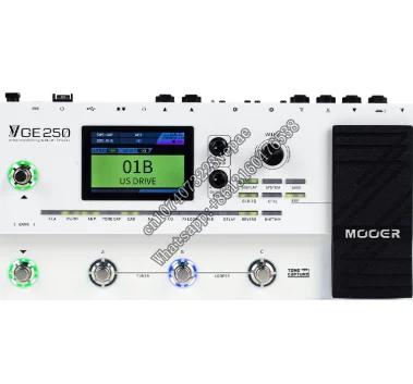 MOOER GE250: Pedal de Efeitos para Guitarra com 70 Modelos, 180 Efeitos, Looper, 32 IR e Modelagem Digital de Amplificadores