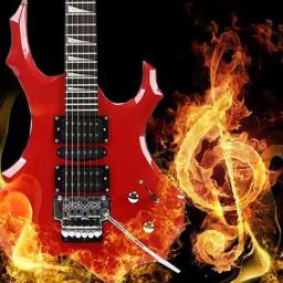 Guitarra elétrica com saco e acessórios, 6 cordas, fresco, branco, pôr do sol, 24 trastes, bordo, chama preta, picaretas - Image 6