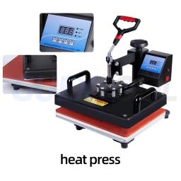 Máquina De Impressão De Transferência De Calor, cabeça De Balançar, máquina De Estampagem A Quente, caixa Do Telefone Móvel, T-shirt Pressionando A Máquina - Image 1