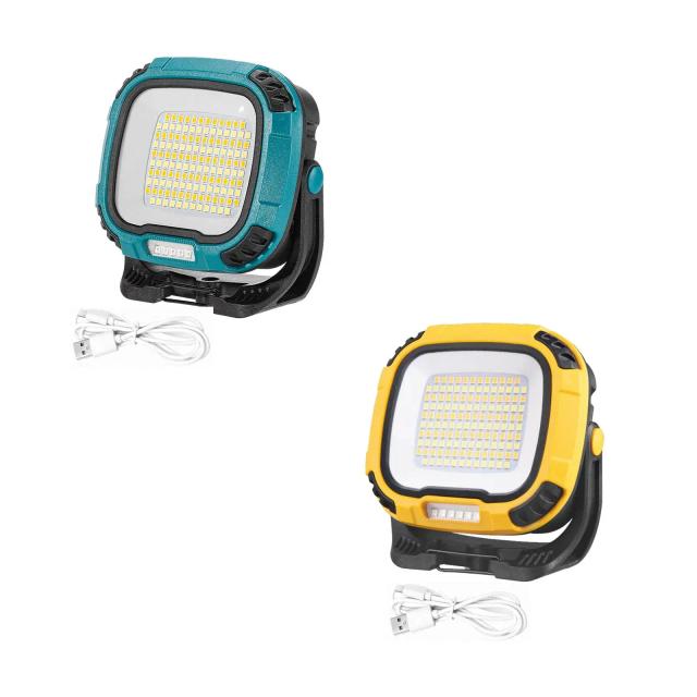 Lanterna LED Recarregável COB Ideal para Mochilas, Camping e Caminhadas