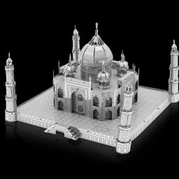 Taj Mahal 3D Puzzle Metal Model Kits, Laser Cut, Jigsaw Toy para crianças, DIY - Image 4