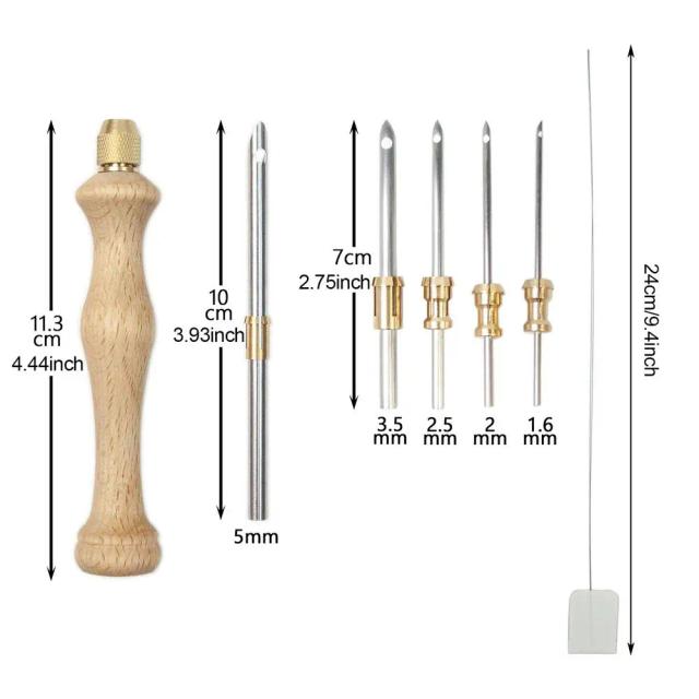 Conjunto Completo de Canetas Mágicas para Bordado e Ferramentas de Costura DIY