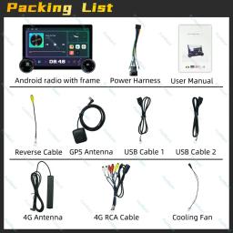 Rádio estéreo para carro Android para Toyota Noah, Leitor multimídia WiFi, Navegação GPS, Autoradio 4G, 2 DIN, 11.8 ", Voxy 2014-2019 - Image 6