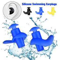 Tampões De Natação Reutilizáveis, Silicone, Tampões De Ouvido Impermeáveis, Esporte De Mergulho, Chuveiro De Surf De Água, Kit De Acessórios De Banho, W0 - Image 5