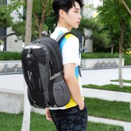 Mochila impermeável portátil ultraleve, saco dobrável de montanhismo, escalada ao ar livre ciclismo viagem mochila, caminhadas mochila, 40L, 840D - Image 4