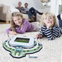 3D Football Field Model, DIY Assembly, Stadium Puzzle, Football Club Stadium, lembrança, brinquedos para crianças, crianças, adultos Presentes - Image 6