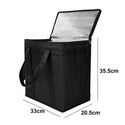 Mochila térmica à prova dwaterproof água engrossado saco térmico dobrável grande saco isolado piquenique ao ar livre refrigerador mochila saco de geladeira - Image 6