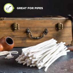 Limpador de cachimbo de cerdas descartáveis, 50 peças tira de limpeza dobrável haste de limpeza para cachimbo de vidro fumar cachimbo de tabaco diy artesanato arte - Image 3