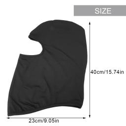 1x ​ ​ Balaclava máscara facial para motocicleta, capacete, bandana, capuz, esqui, pescoço, máscara facial completa, à prova de vento, poeira, escudo facial, máscara de motociclista masculina - Image 2