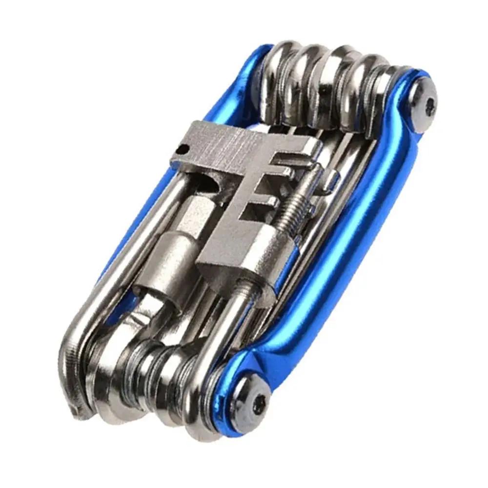 11 em 1 kit de ferramentas de reparo de bicicleta mountain bike chave de fenda corrente hex falou multifuncional conjunto de reparo de bicicleta ferramenta de ciclismo - Image 1