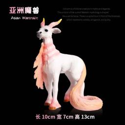 Modelo animal mitologia lenda deus cavalo tianma unicórnio dinossauro colorido elf cavalo pavão estatueta brinquedos das crianças decoração - Image 2
