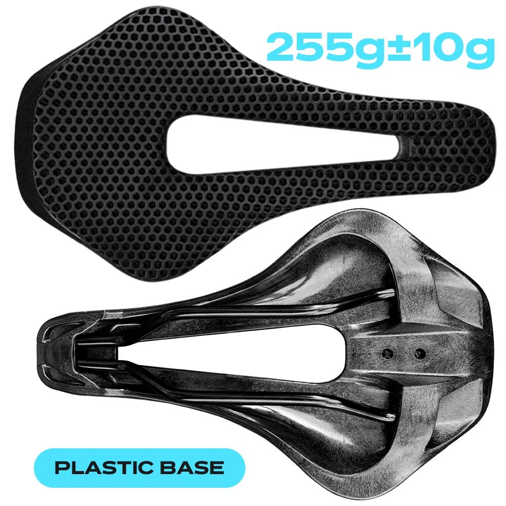 Ryet 3d impresso sela de bicicleta ultraleve fibra carbono oco confortável respirável mtb cascalho bicicleta estrada peças assento ciclismo - Image 1