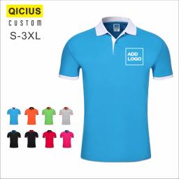 Vestuário personalizado texto diy logotipo design foto camisas de polo uniforme empresa equipe vestuário publicidade polo camisa respirável - Image 1