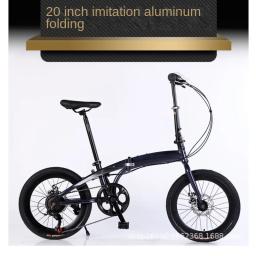 SKIG-Bicicleta de montanha dobrável para adultos, bicicleta de montanha dobrável, bicicleta de estudante, bicicletas de pedal Bisiklet, nova, 20 pol. - Image 1
