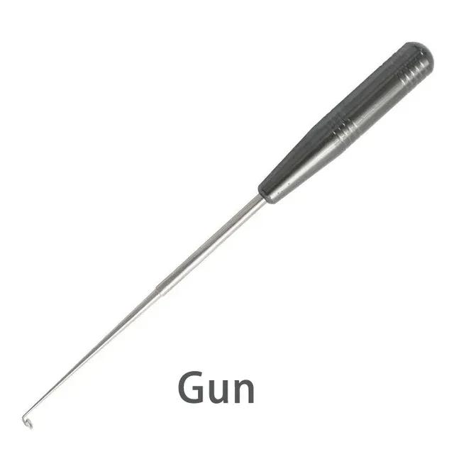 Extrator de Segurança de Aço Inoxidável Desacoplador Rápido de Gancho de Pesca 17.5cm
