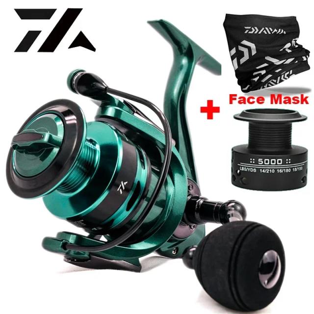 VWVIVIDWORLD Carretel de Pesca Duplo de Alta Velocidade 7.5kg-15.5kg