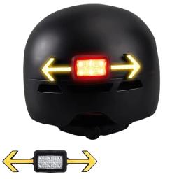 Luzes para capacete de bicicleta, controle remoto sem fio, à prova d'água, usb, recarregável, luzes de advertência para mountain bike, alta segurança - Image 1