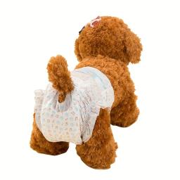 Fraldas descartáveis para cães respiráveis, calças menstruais, alta absorção, à prova de vazamento, calças fisiológicas para cães fêmeas - Image 3