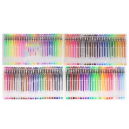 Conjunto de canetas gel coloridas para colorir livros, desenho Doodle artesanato, Scrapbook Journaling Planner, material escolar, 100pcs - Image 4