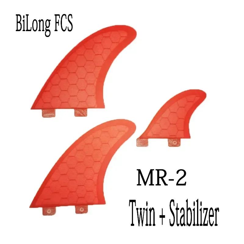 BiLong-Fins Surfboard Set, FCS, MR-2, Grande, Twin + Estabilizador, MR Tri Fins, Quilhas Surf Fin, Construção, Performance Core, 3Pcs Set - Image 1