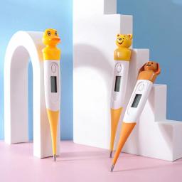 Termômetro eletrônico portátil dos desenhos animados, Produtos seguros de cabeça macia, Acessórios veterinários, Pet Medical Equipment, Suprimentos de ferramentas - Image 2