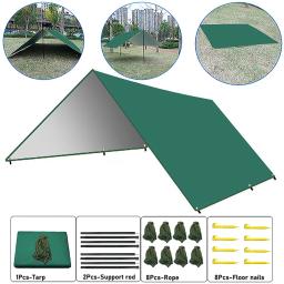 Lightweight Waterproof Camping Tarp, Sombrinha, Proteção UV, Aventura ao ar livre, Caminhadas, Mochila, Tenda de piquenique - Image 1