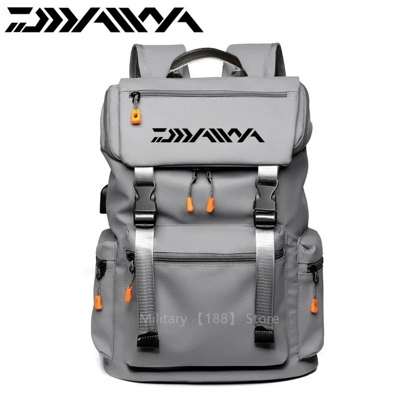 Mochila de pesca de lazer masculina para montanhismo, mochila de viagem ao ar livre grande capacidade, nova - Image 1