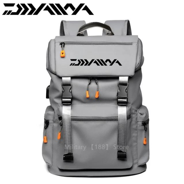 Mochila de Pesca Masculina para Montanhismo com Grande Capacidade para Viagens ao Ar Livre