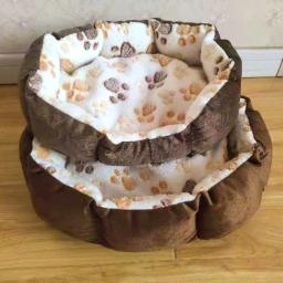 Almofada macia do ninho do sono do luxuoso para animais de estimação, tapetes de cama, sofá quente, canil, cesta do sono, cães pequenos, gato, cachorro, casa grande, pequena - Image 1
